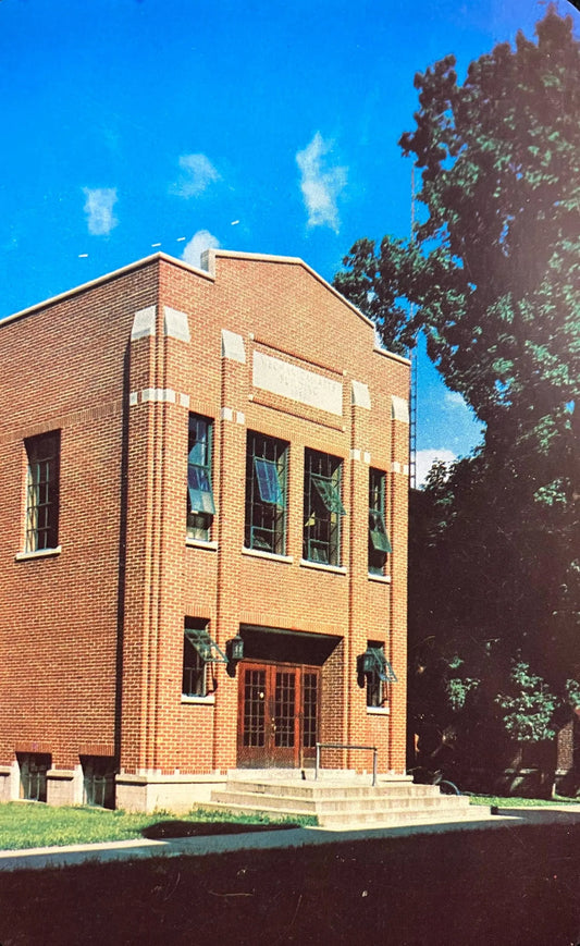 The Mechanical Arts Building - Tri-State College in Angola, Indiana - Ektachrome by Jack Taylor - Vintage Postcard