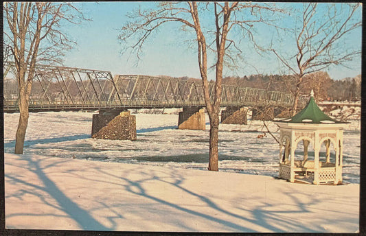 The Delaware River Bridge - Bucks County, Pennsylvania - Vintage Postcard
