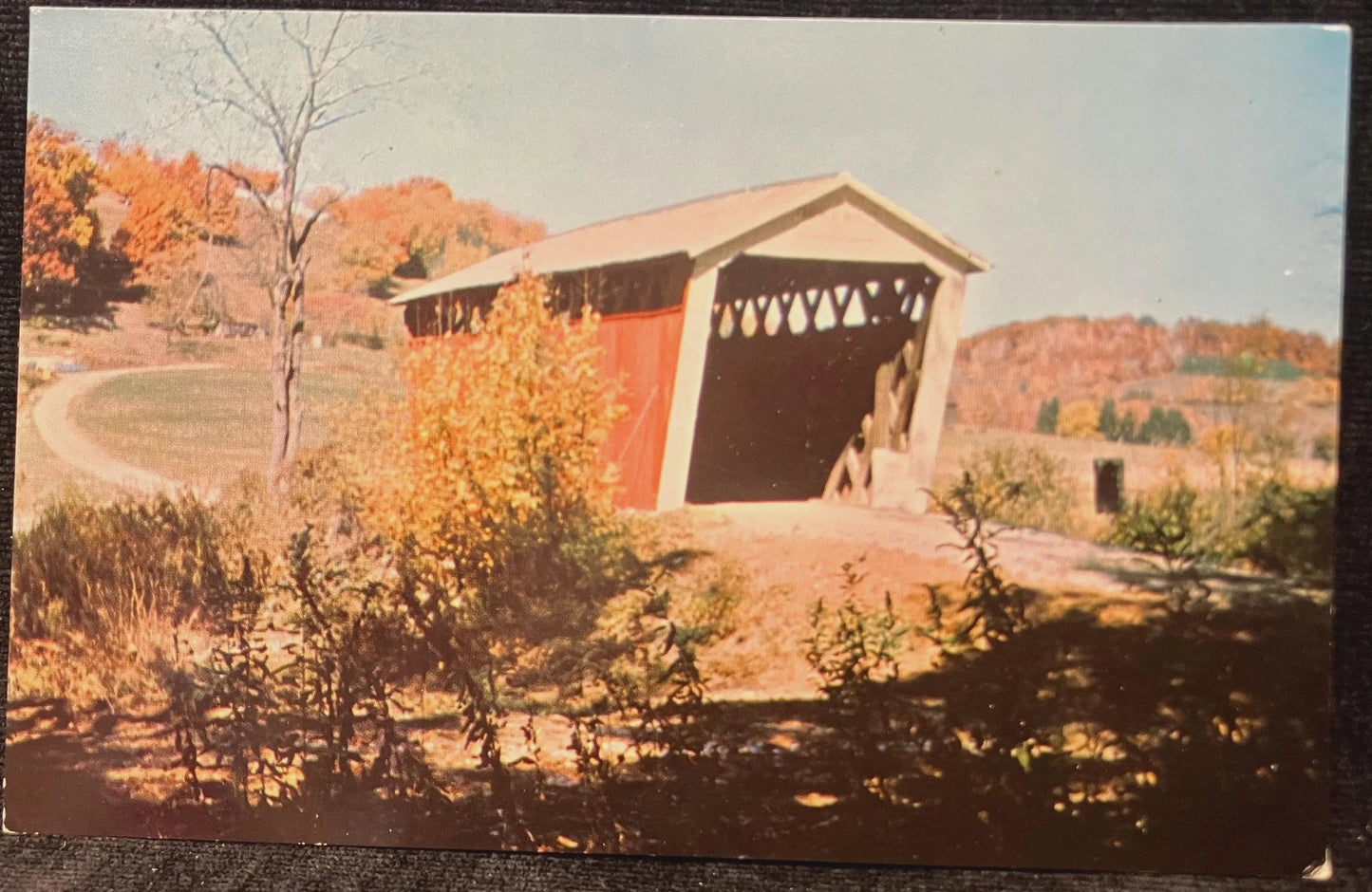 Harmon’s Bridge - Indiana County, Pennsylvania - Photo by Thomas Sutter - Vintage Postcard