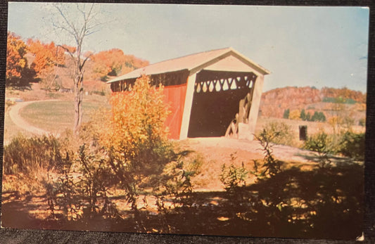Harmon’s Bridge - Indiana County, Pennsylvania - Photo by Thomas Sutter - Vintage Postcard