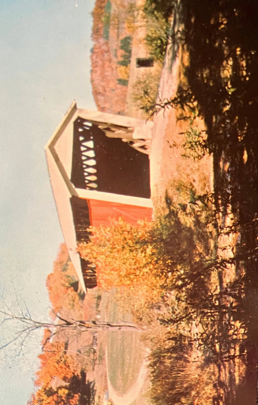Harmon’s Bridge - Indiana County, Pennsylvania - Photo by Thomas Sutter - Vintage Postcard