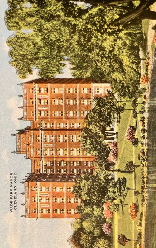 Wade Park Manor, Cleveland, Ohio - Ecko-Chrome Reproduction - Vintage Postcard