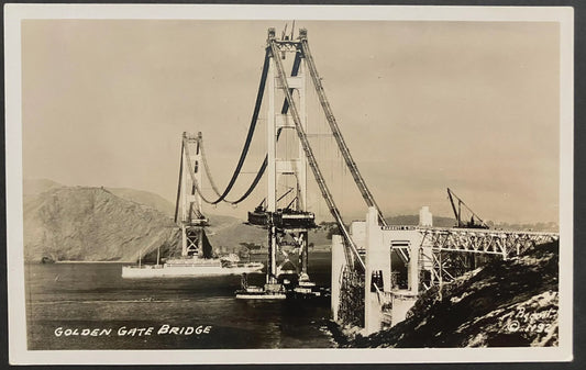 Golden Gate Bridge, California - Vintage Postcard