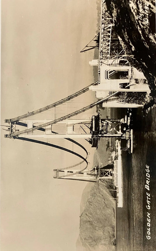 Golden Gate Bridge, California - Vintage Postcard