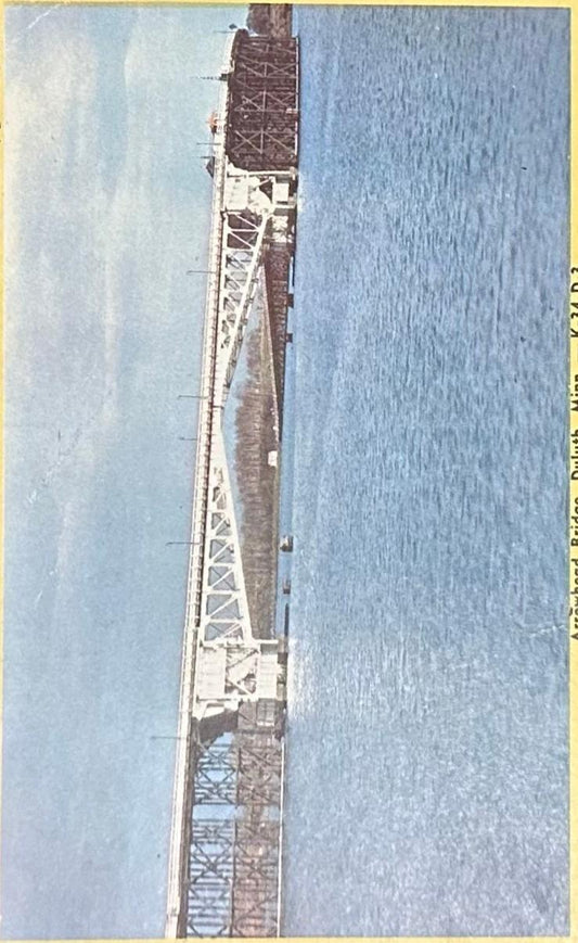 Arrowhead Bridge - Duluth, Minnesota - Vintage Postcard