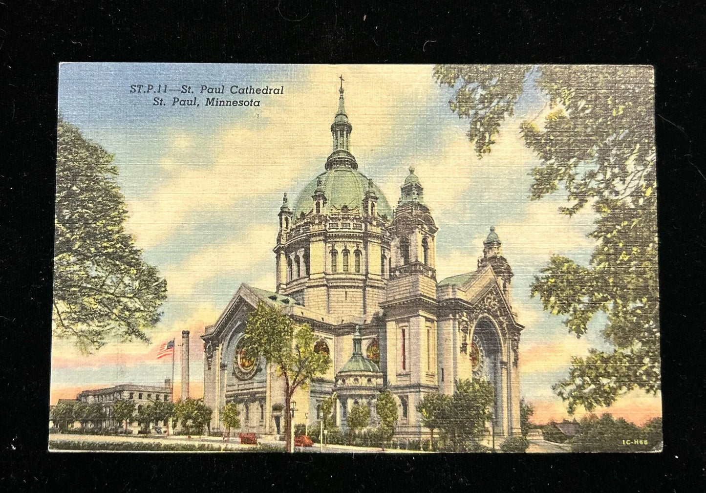 St. Paul Cathedral, St. Paul, Minnesota - Vintage Postcard
