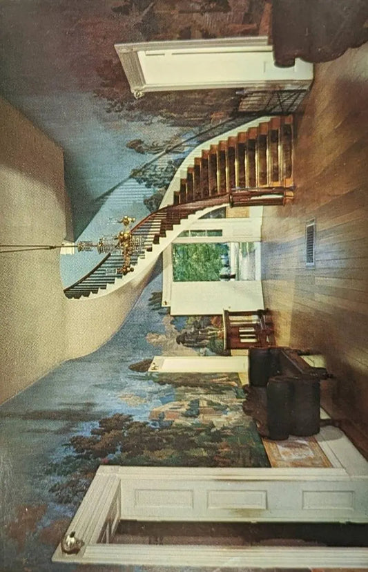 The Hall of Hermitage, Home of Andrew Jackson, Hermitage, Tennessee - Vintage Postcard