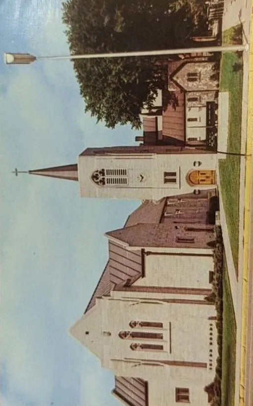First Congregational Church, Alpena, Michigan - Vintage Postcard