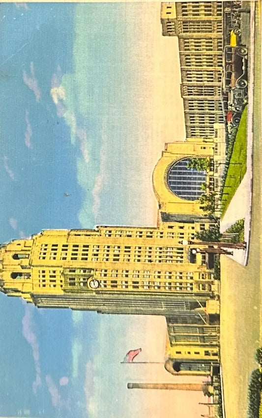 New York Central Terminal, Buffalo, New York - Vintage Postcard