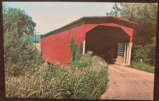 Brice’s Covered Bridge - Knox County, Tennessee - Photo by Earl Baldwin - Vintage Postcard