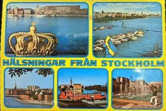 PR? - Stockholm, Sweden - Vintage Postcard