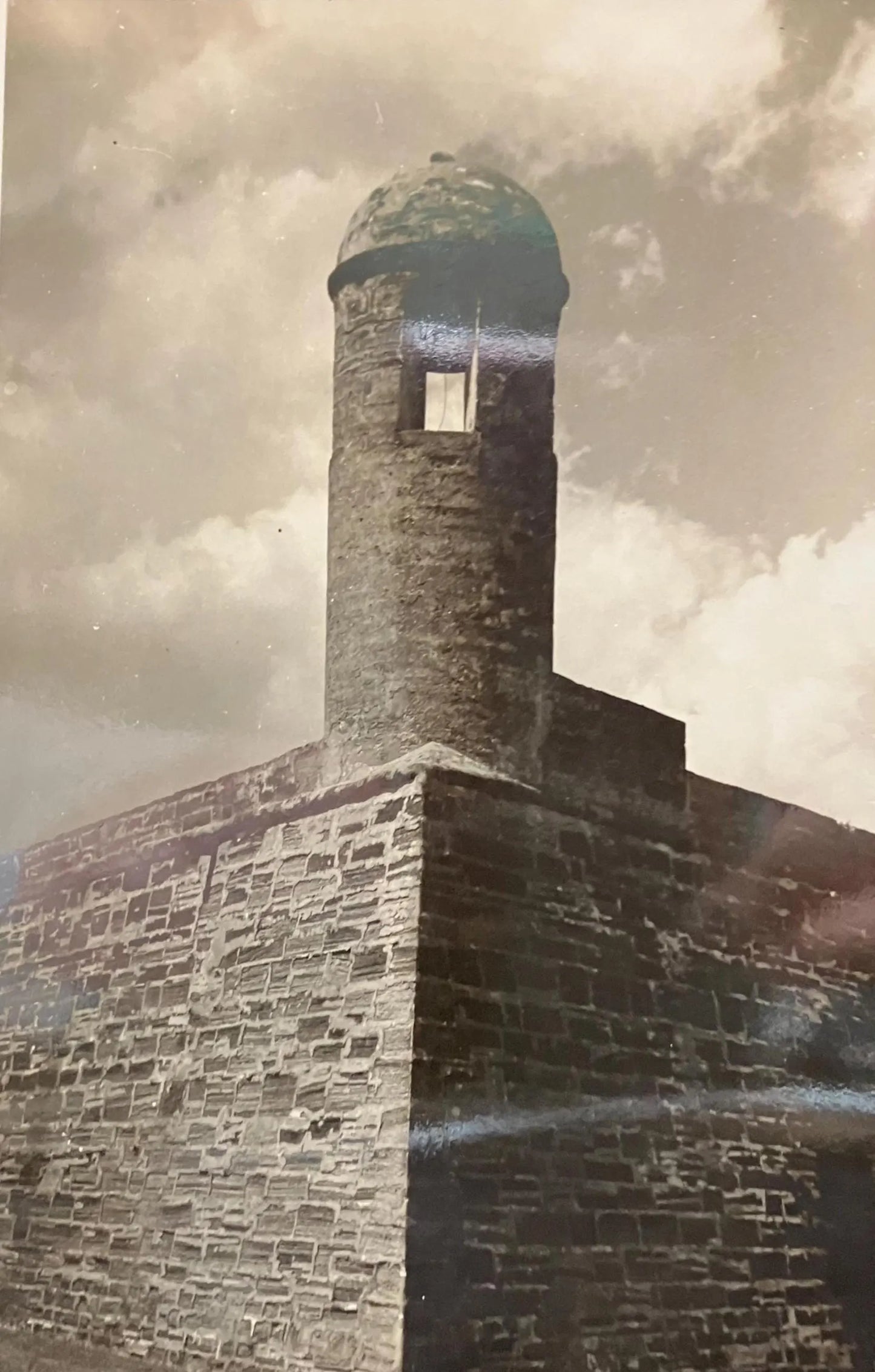 RPPC - The Watch Tower - Castillo De San Marcos - St. Augustine, Florida - Vintage Postcard