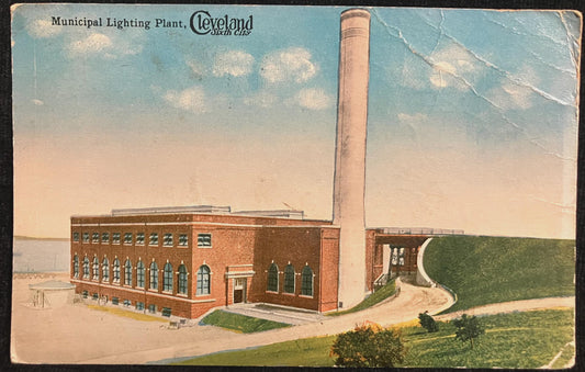 Municipal Lighting Plant, Cleveland Sixth City - Vintage Postcard