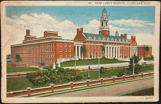 Saint Luke’s Hospital, Cleveland, Ohio - Vintage Postcard