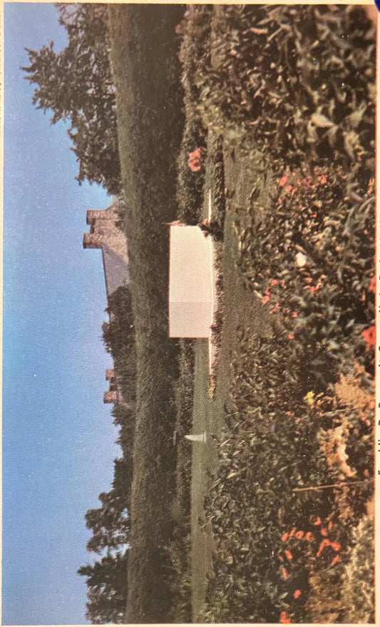 Franklin D. Roosevelt Grave, Hyde Park, New York - Kodachrome by Thos. A. Dexter - Vintage Postcard
