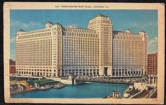 Merchandise Mart Bldg., Chicago, Illinois - Vintage Postcard
