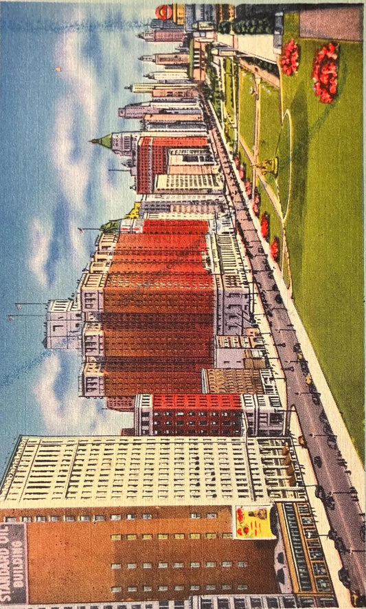 New Michigan Avenue, Chicago, Illinois - Vintage Postcard