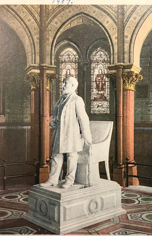 Garfield’s Statue/Garfield Memorial - Cleveland, Ohio - Detroit Publishing Co. - Pre 1906 Vintage Postcard