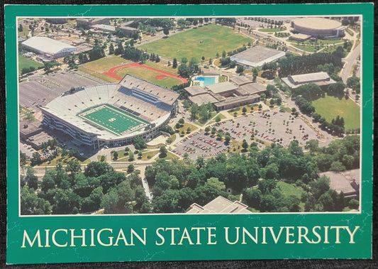 Michigan State University - East Lansing, Michigan - Photo: John Penrod - Vintage Campus Postcard