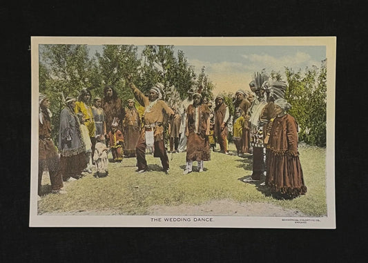 The Wedding Dance - Vintage Postcard