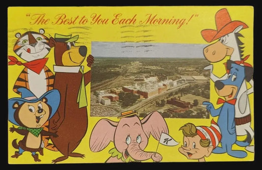 Kellogg Company, Battle Creek, Michigan - Vintage Postcard