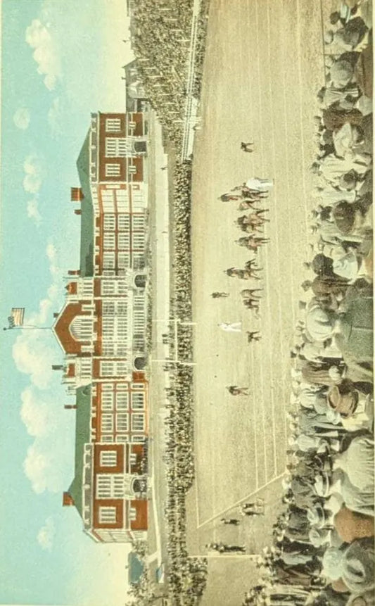 Waite High School and Bowl, Toledo, Ohio - Vintage Postcard