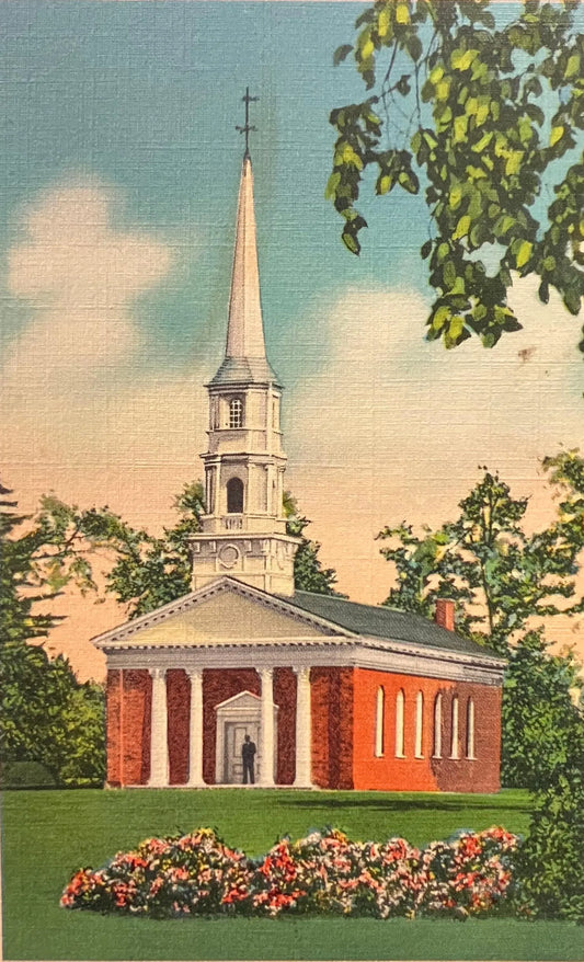 Chapel of Martha-Mary, Greenfield Village, Dearborn, Michigan - Vintage Postcard