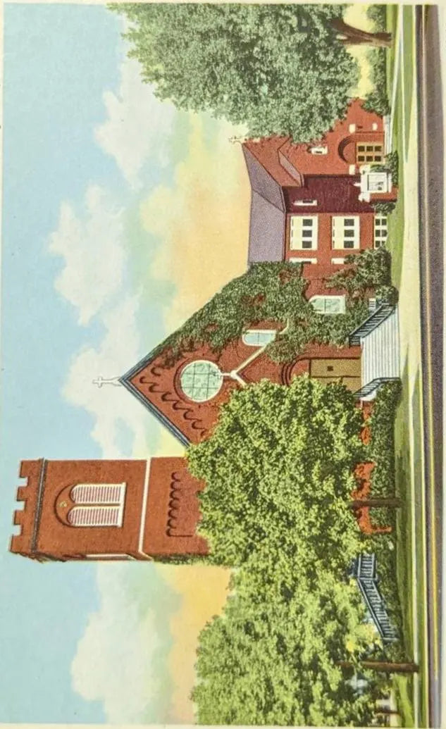 Emanuel Lutheran Church, Napoleon, Ohio - Vintage Postcard