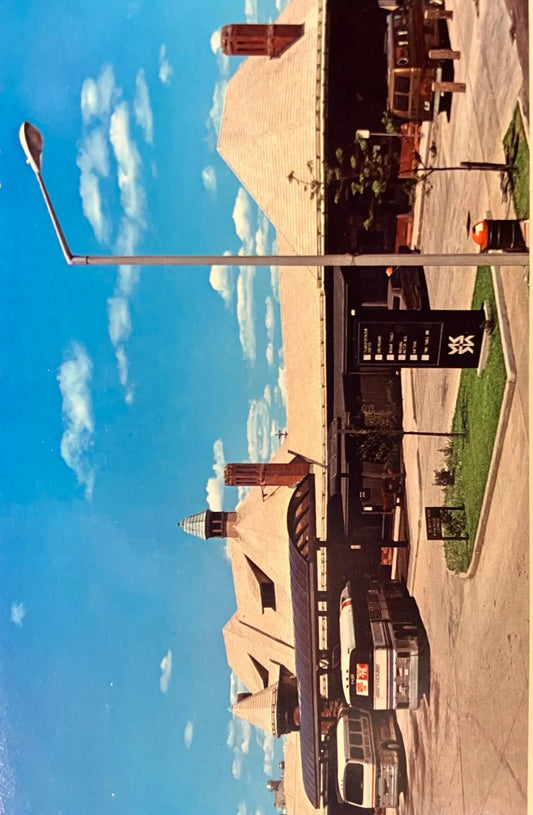Kalamazoo, Transportation Center 1980s - Photo by John Penrod - Kalamazoo, Michigan - Vintage Kalamazoo Scalloped Edge Postcard