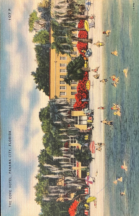 The Cove Hotel, Panama City, Florida - Vintage Hotel Postcard