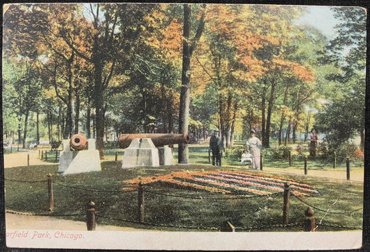 Garfield Park, Chicago, Illinois - Vintage 1907 Park Postcard