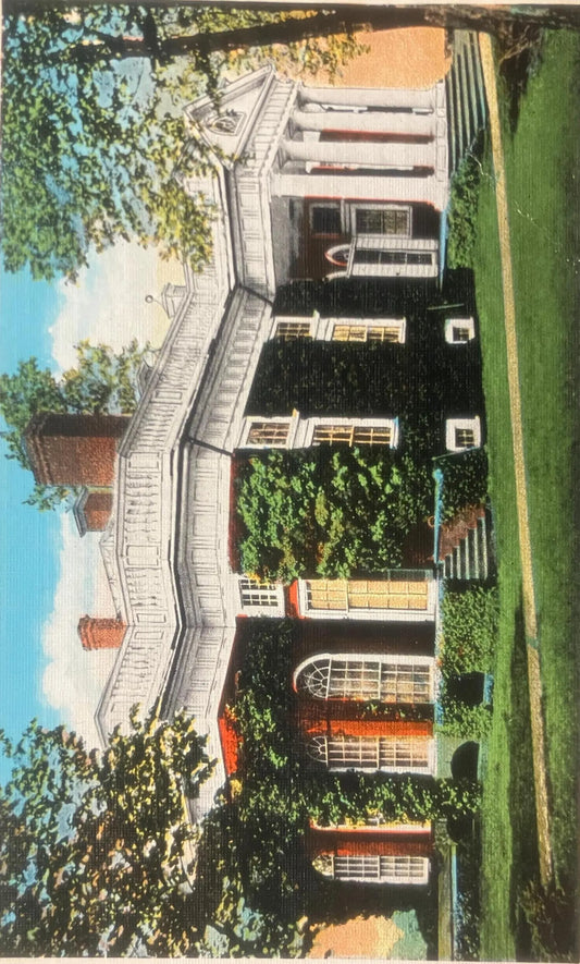 Monticello, Home of Thomas Jefferson, Charlottesville, Virginia - Vintage U. S. President Postcard
