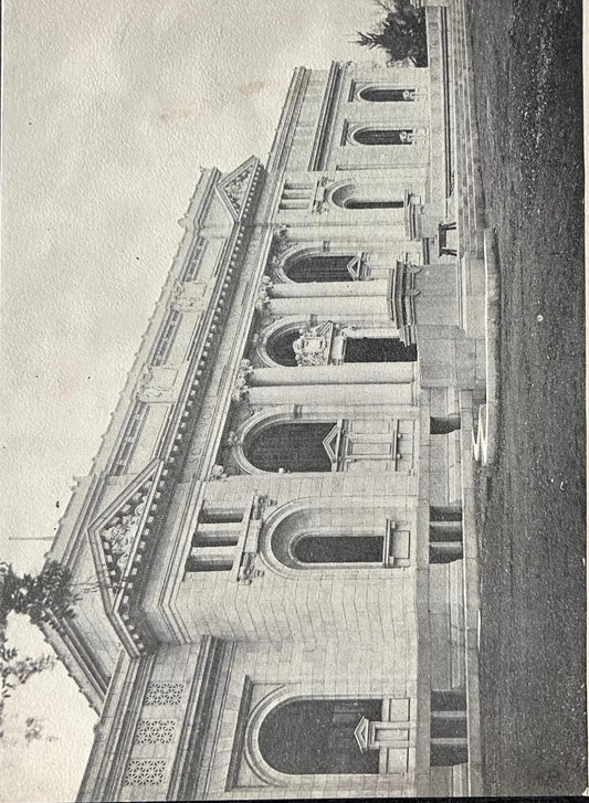Carnegie Library, Washington D.C. - Vintage Black and White Library Postcard