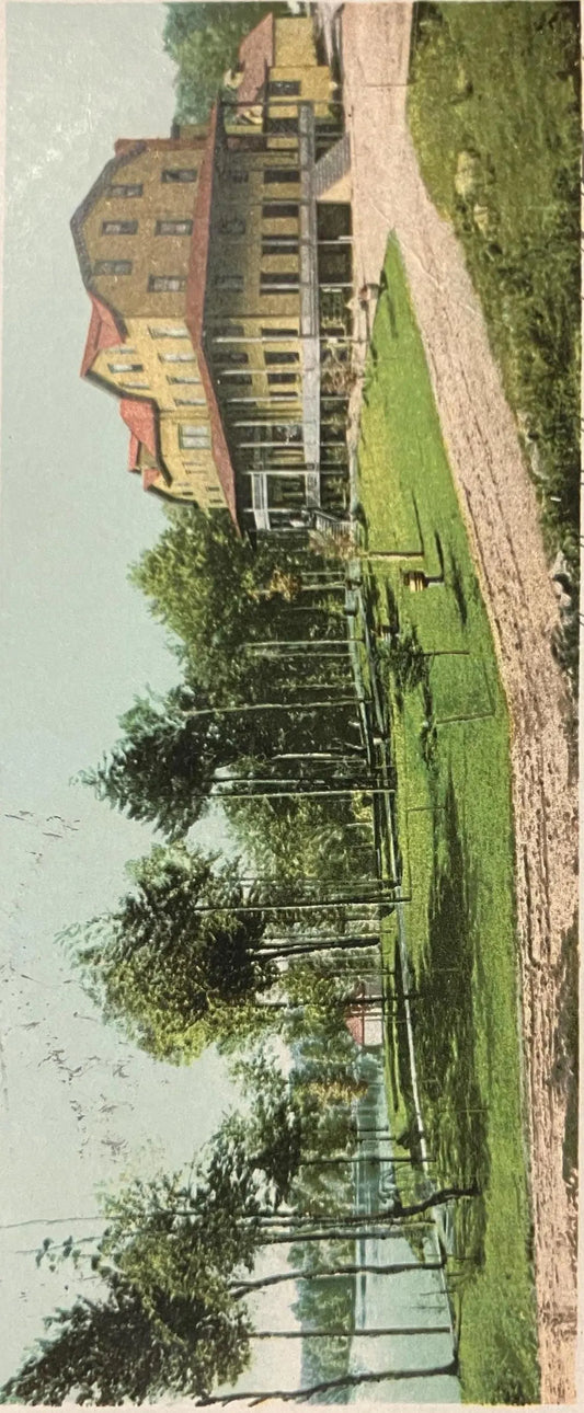 Eagle Bay Hotel, Fulton Chain, Adirondack Mountains - Copyright, 1904, Summer Place in the Adirondack Mnts.  - Vintage Hotel Postcard