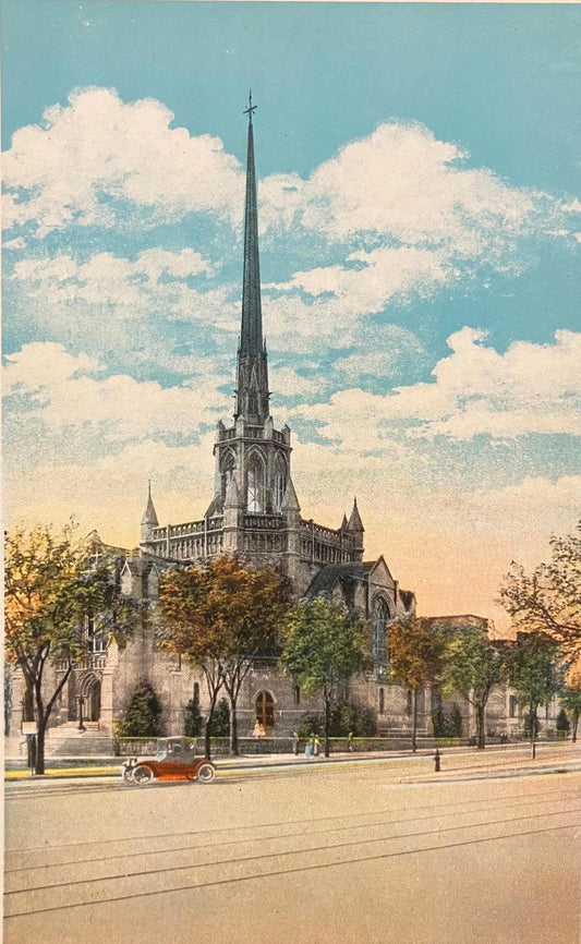 Hennepin Ave. M. E. Church, Minneapolis, Minnesota - Vintage Church Postcard