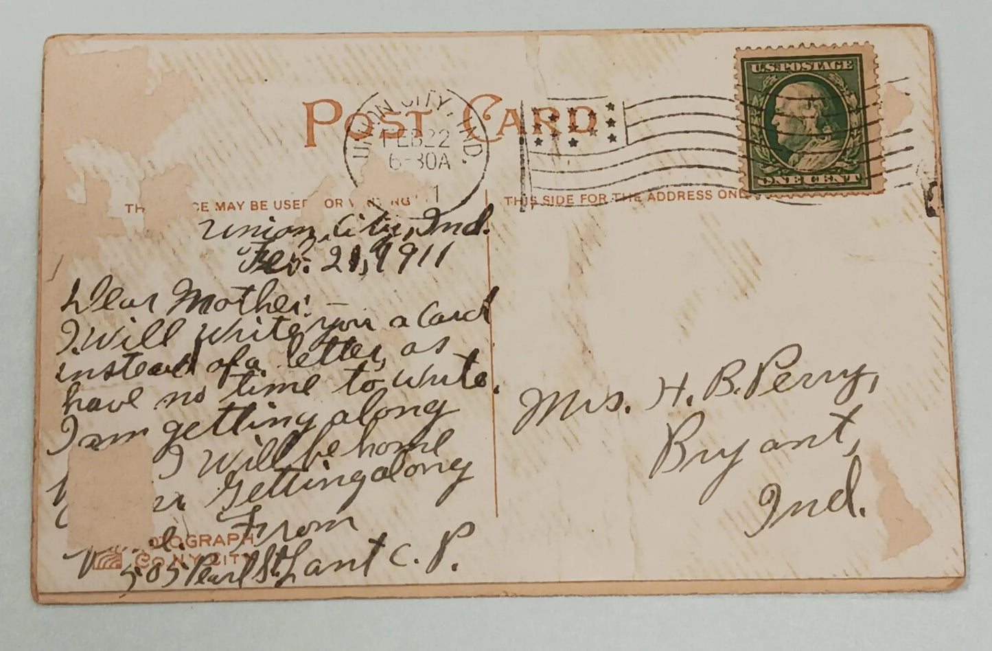 Best Wishes Floral Greeting Card - Embossed pink rose and forget me nots