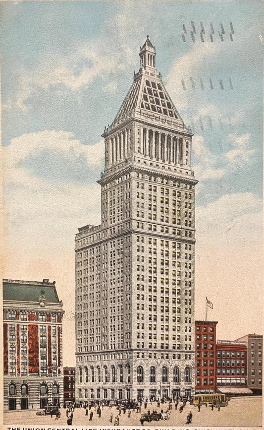 The Union Central Life Insurance Co. Building, Cincinnati, Ohio - Vintage Postcard