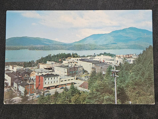 Downtown View Of Harbor - Prince Rupert, British Columbia, Canada - VIntage Postcard
