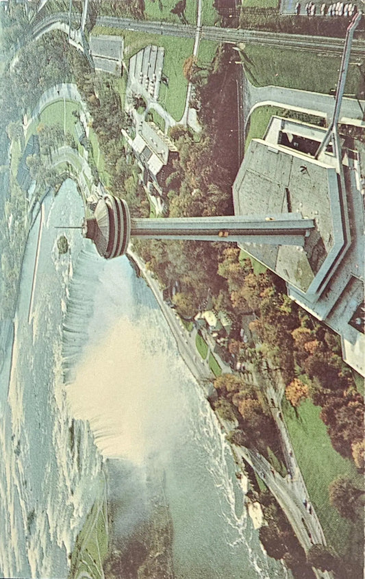 Horseshoe Falls, Niagara Falls, Canada, Skylon Tower - Vintage Postcard