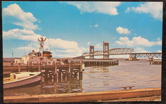 Marine Parkway Bridge - Brooklyn, New York - Vintage Bridge Postcard