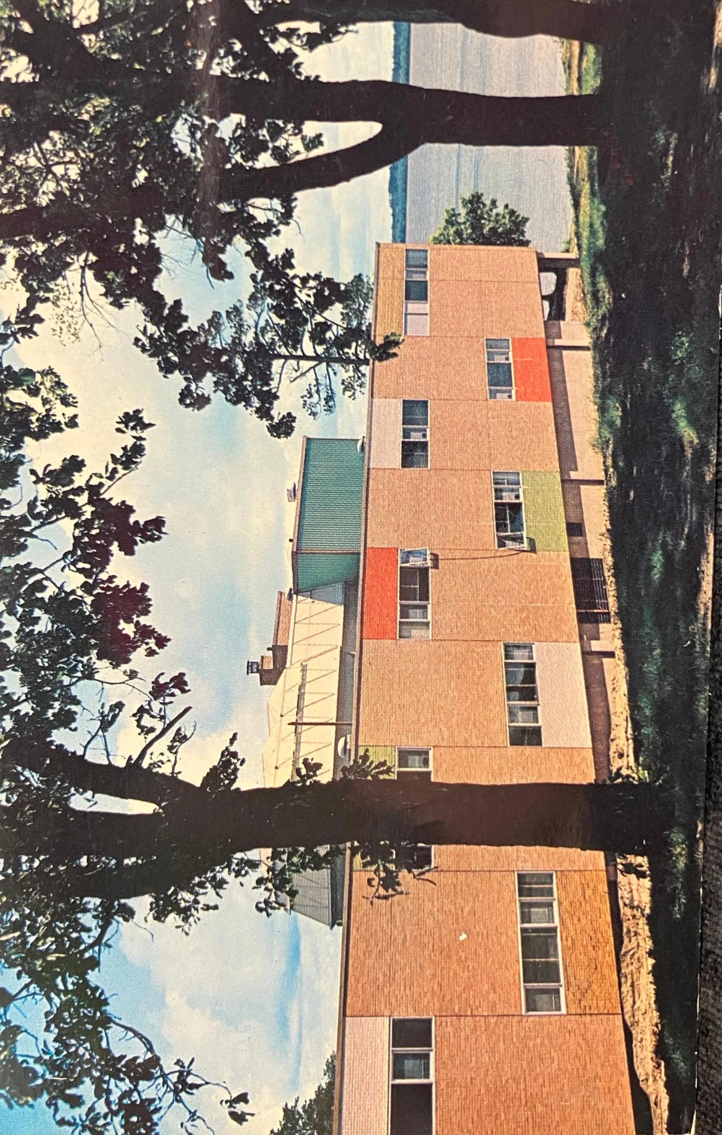 Sattgast Hall - Bemidji State College - Bemidji, Minnesota - Vintage College Postcard