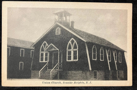 Union Church, Seaside Heights, New Jersey - Vintage Church Postcard