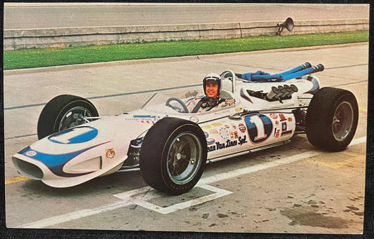 Mario Andretti - Indianapolis Motor Speedway - Indianapolis, Indiana - Vintage Racecar Postcard