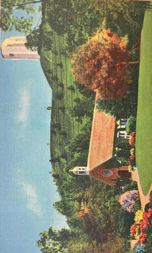 Wee Kirk O' the Heather, Glendale, California - Forest Lawn Memorial Park - Vintage Postcard