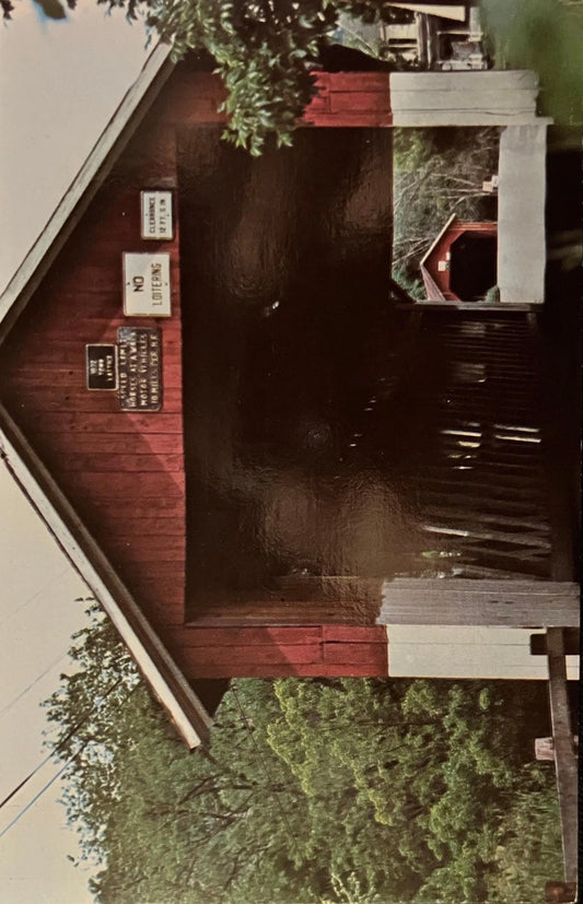 Northfield Twins Bridges in Northfield, Vermont - Gaf Color: Tommy Lee Knappe - Vintage Postcard