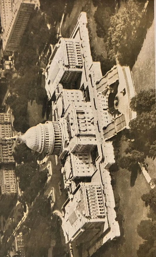 The Capitol, Washington - On the Baltimore & Ohio Railway - Vintage Postcard