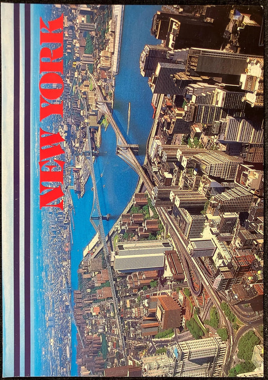 New York - Photo: James Blank - Vintage Bridge Postcard