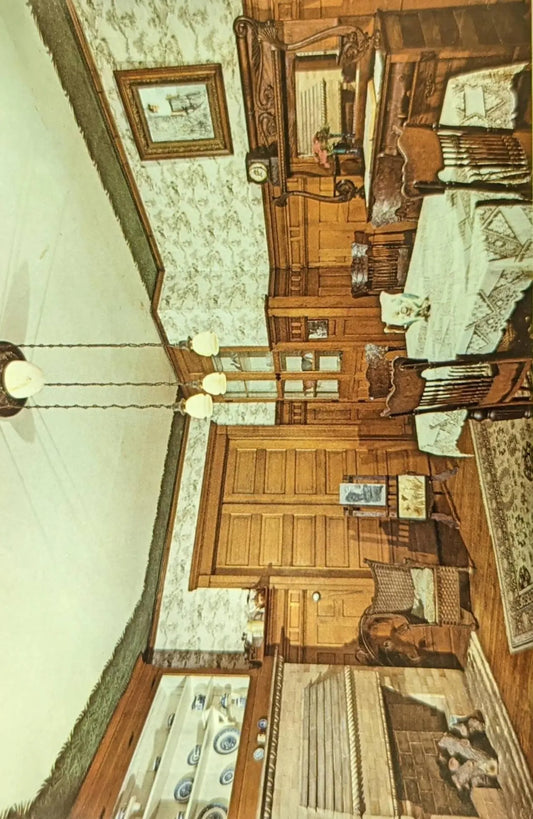 Dining Room Limberlost State Memorial, Geneva, Indiana - Vintage Postcard