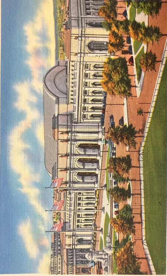 Union Station, Washington D. C., Maryland - (C) Underwood & Underwood - Vintage Train Station Postcard