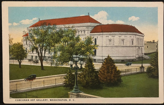 Corcoran Art Gallery, Washington D. C. -  Vintage Art Postcard